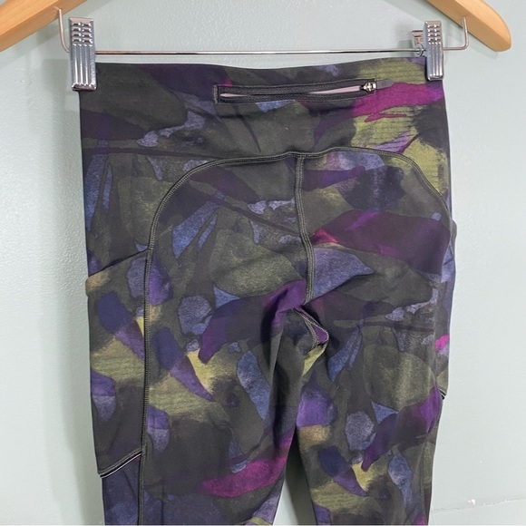 Lululemon Speed Up Tight Aura Dark Chrome Multi 28” Full On Luxtreme Sz 4 W5AUYS - Picture 6 of 7